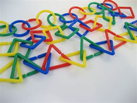 Shape Links Great Tactile Mathcolorshape Manipulatives Preschool