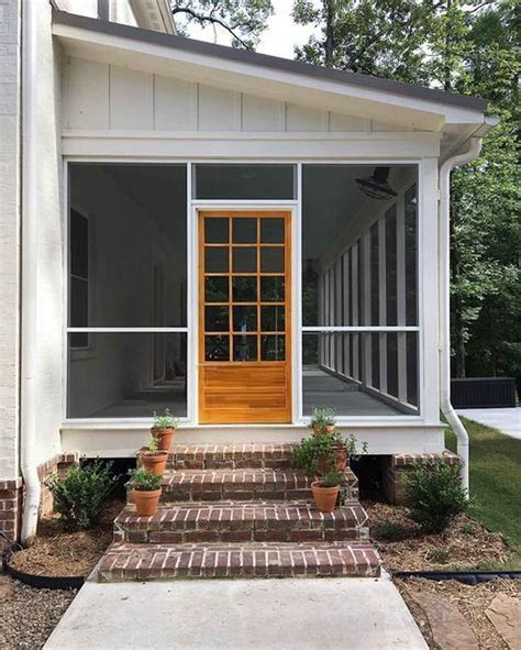 16 Best Farmhouse Screened In Porch Design Ideas Porch Design Front Porch