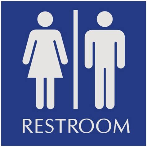 Unisex Restroom Signs Clipart Best