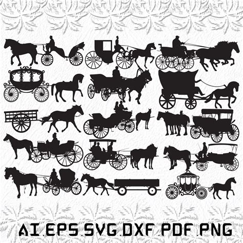 Carriages Svg Carriage Svg Train Svg Horse Horses Svg Etsy Canada