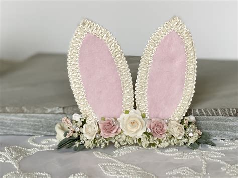 Pink Bunny Ears Headband Easter Headband Baby Bunny Etsy