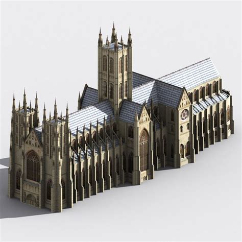 Cathedrals Gothic Kit 3d Model