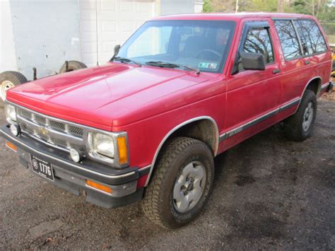 1991 Chevy S10 Blazer 4x4 4 Door V 6 Not All Rotted Out Inspected