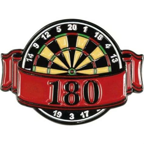 Darts Dartboard 180 Shield Pin Badge Round Ebay