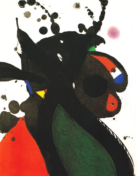 J Mirò Untitled 1971 Oil Painting On Canvas Joan Miro Joan