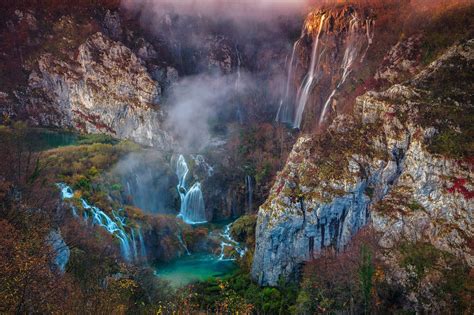 Autumn In Plitvice Lakes National Park Croatia Pic