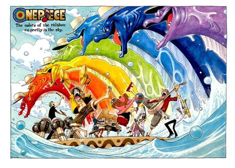 Color Spreads One Piece Manga Anime One Piece Chapter