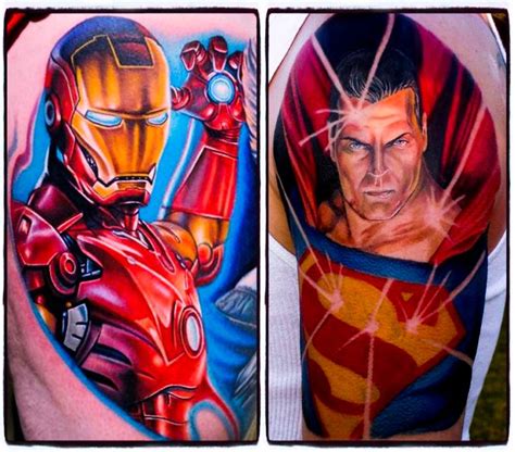 Superhero Tattoos Iron Man By Nikko Hurtado Of Black Anchor