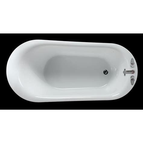 Mc home build & drive 8. Schon Aiden 70 in. Reversible Drain Bathtub in White-Aiden ...