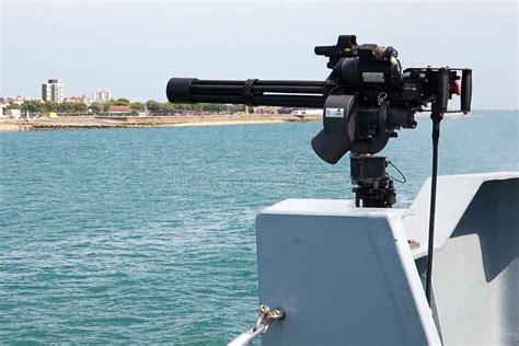 Royal Navy Mini Gun Stock Photo Image Of Peace Ammunition 16595388
