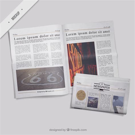 Download Newspaper mockups PSD file | Free Download