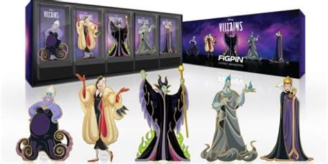 Figpin Disney Villains Deluxe Box Set 2021 Edition And Logo Pin