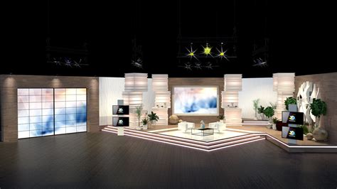 Rethought Ellen Show Set Design Behance