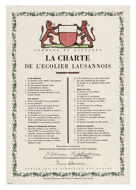 Musée Virtuel Du Patrimoine Scolaire Document Règles De Lécole