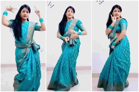 Desi Bhabhi Dance देसी भाभी ने हरी साड़ी पहनकर मटकाई कमर डांस वीडियो हुआ वायरल
