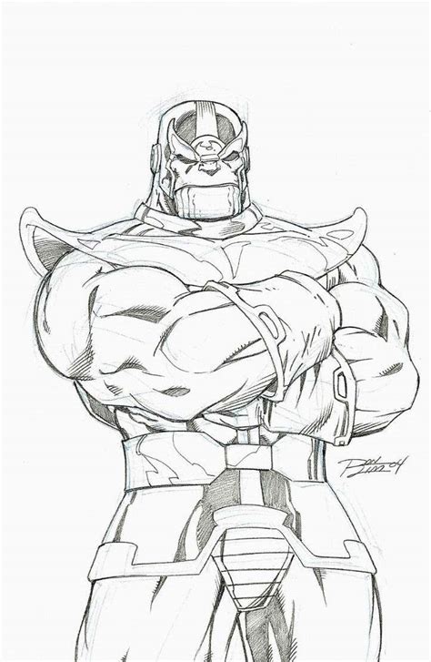 Angry Thanos Coloring Page Xcolorings Com