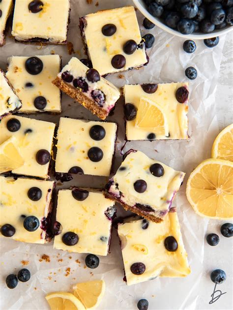 Lemon Blueberry Cheesecake Bars If You Give A Blonde A Kitchen