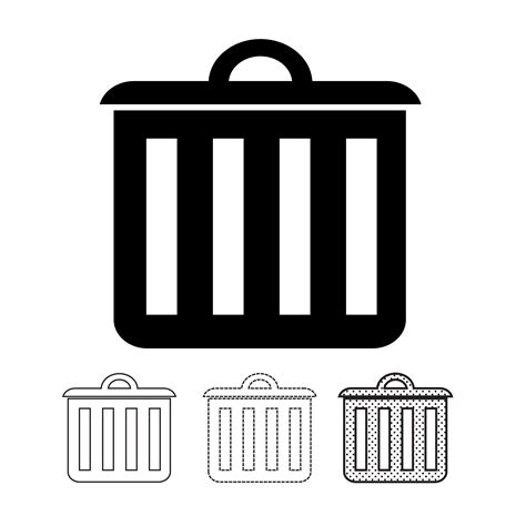 Download trash can icon - Download Free Vectors, Clipart Graphics & Vector Art