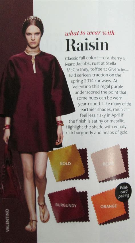 instyle color crash course raisin colour combinations fashion color combinations for clothes