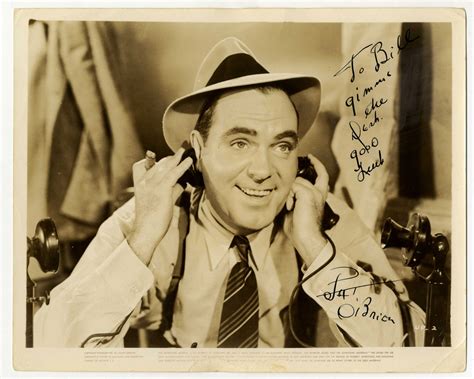 Lot Detail Some Like It Hot Actor Pat O Brien Signed 10 X 8 Vintage Press Photograph