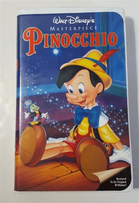 Walt Disneys Masterpiece Pinocchio Vhs 1993 Records Tapes Cds