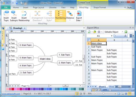 To the extent possible under law, the owner of this work has waived all copyright and related or neighboring rights to it. Mind Map Template For Microsoft Office download free ...