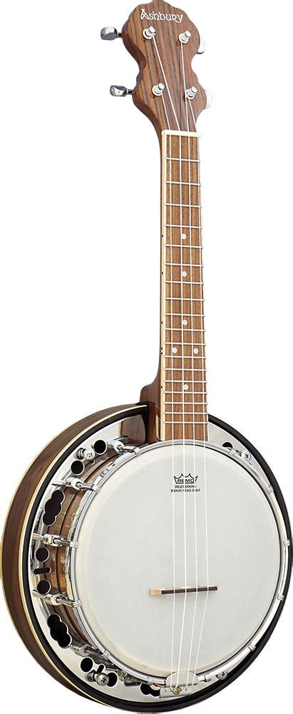 Ashbury Ab 34 Ukulele Banjo Banjolele Walnut Rim Resonator From