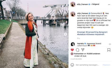Prachtig uitzicht al zeg ik het zelf. Stijn Fransen in verwachting van haar eerste kindje! - 100 ...