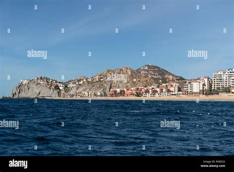 Cabo San Lucas Mexico View From Sea Pacific Ocean Stock Photo Alamy