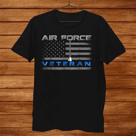 Veteran Us Air Force Shirt American Flag Veterans Shirt Teeuni