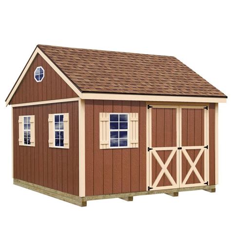 Best Barns Mansfield 12 Ft X 12 Ft Wood Storage Shed Kit With Floor