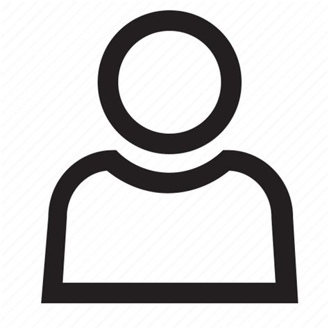 Outline People Person Universal User Icon Download On Iconfinder