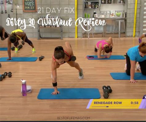 21 Day Fix Dirty 30 Workout Review Moves And Exercises Best Of Life
