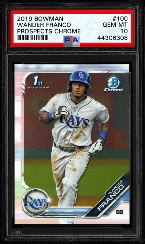 Scarcity and fierce auction bidding competition can keep hobbyists searching for some of them for years. Baseball Cards - 2019 Bowman Prospects Chrome | PSA CardFacts®
