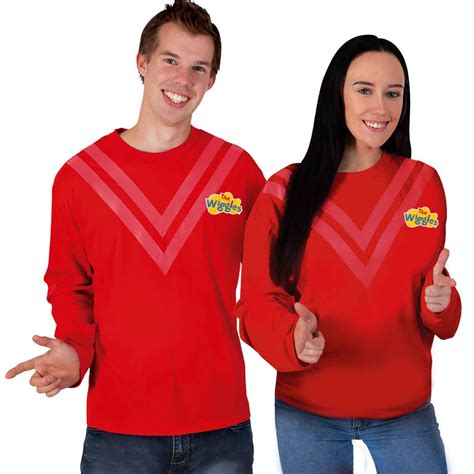 Red Wiggle Costume Top The Wiggles Adult