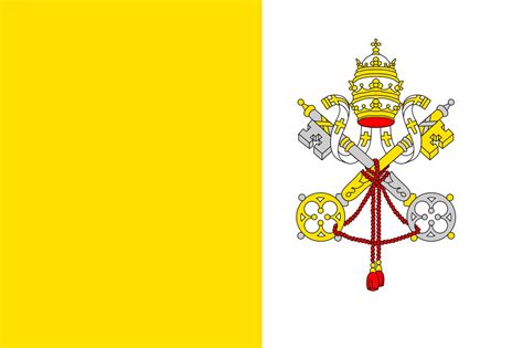 Vatican City Papal Flag Backdropsource