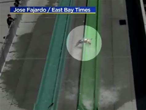 VIDEO Babe Thrown From The Wave Water Slide In Dublin California Wptv Com