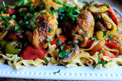 And you can serve it with a grilled chicken breast or slice the chicken and mix it in with the sauce. Chicken Cacciatore | Recipe | Cacciatore recipes, Chicken ...