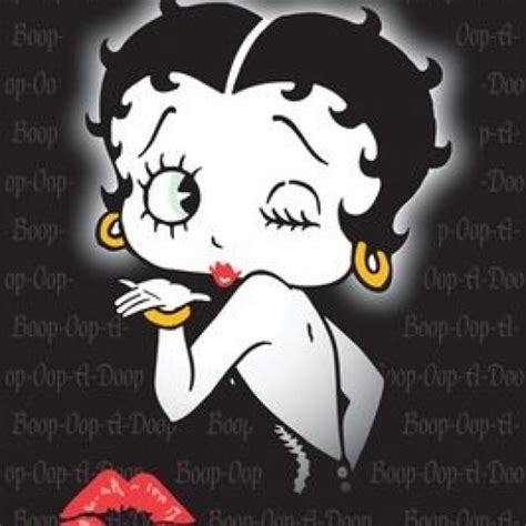 Betty Boop Black Kiss Poster Print 24 X 36 Ebay