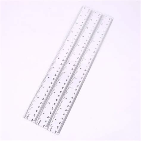 Plastic Rulers Straight Ruler Clear Ruler With Centimeters And Inches