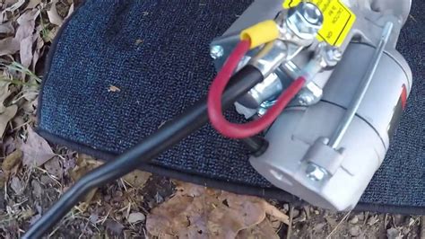 Ford powermaster high torque mini starter install - YouTube