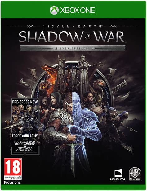La Tierra Media Sombras De Guerra Edición Silver Xbox One Zavvi España