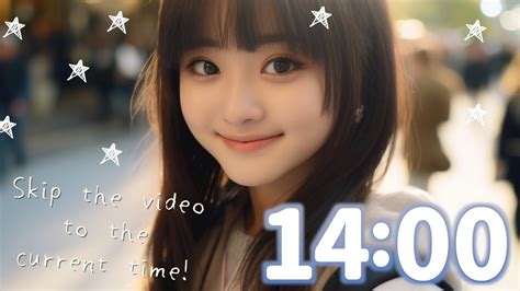 clock 【14：00〜】of japanese girlfriend youtube
