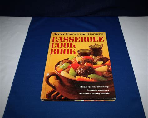 Make cooking fun with daily cooking plans, food ideas, tasty meals, food stories, food trivia. Vintage Cookbook Better Home and Gardens Casserole Cook Book One Dish Meals Soups Recipe 1969 ...