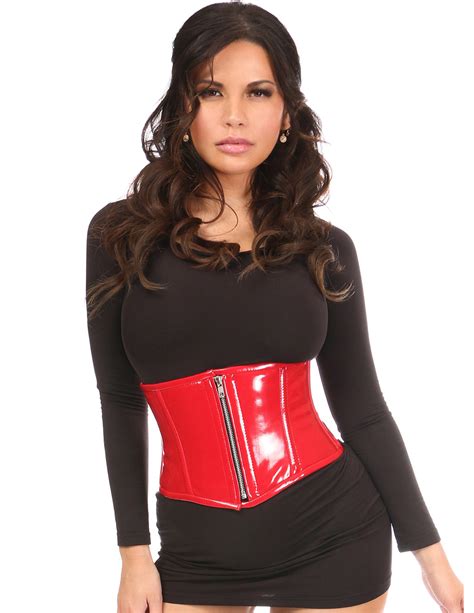 Daisy Corsets Patent Faux Leather Cincher Wholese Sex Doll Hot Sale