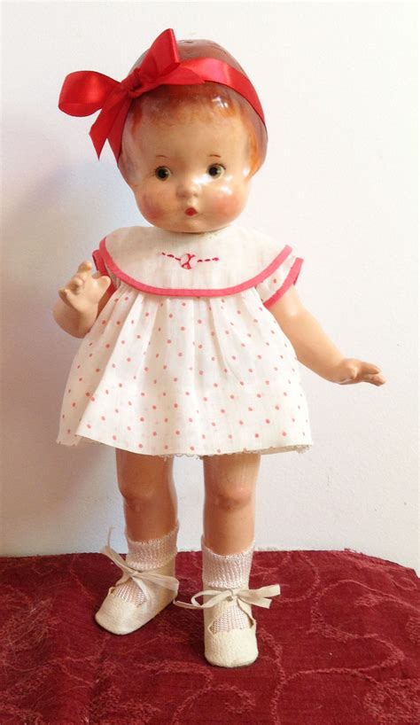 one of my favorites of my patsy dolls she is near perfect and is wearing a tagged effanbee