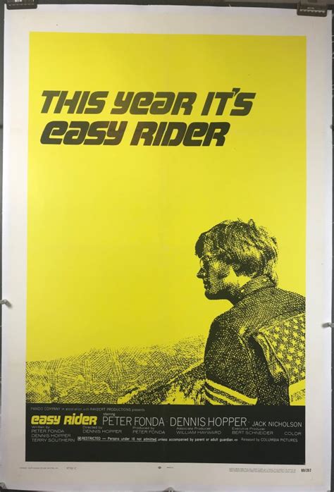 Easy Rider Original Vintage Biker Cult Movie Poster Original Vintage