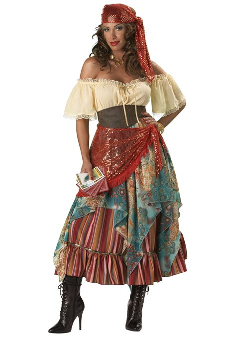 deluxe fortune teller costume gypsy fortune teller costumes for women