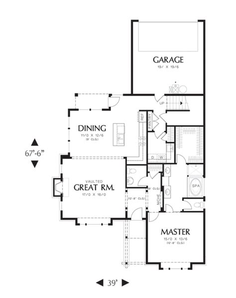 Craftsman Style House Plan 4 Beds 35 Baths 2160 Sqft Plan 48 529