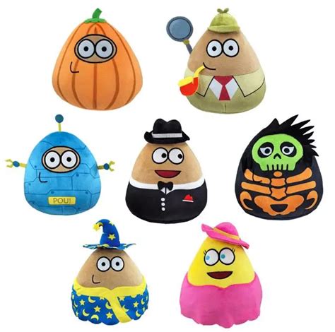 2024 My Pet Alien Pou Plush Toy Cute Stuffed Pou Soft Toy De Peluche